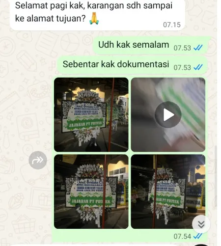 Pengiriman Papan Bunga Selamat Cluster Grand Galaxy Bekasi