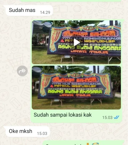 Pengiriman Papan Bunga Cluster Grand Galaxy Bekasi