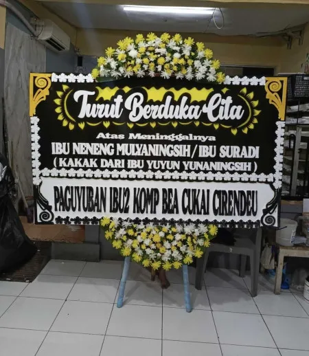 Papan Bunga Duka Cluster Grand Galaxy Bekasi