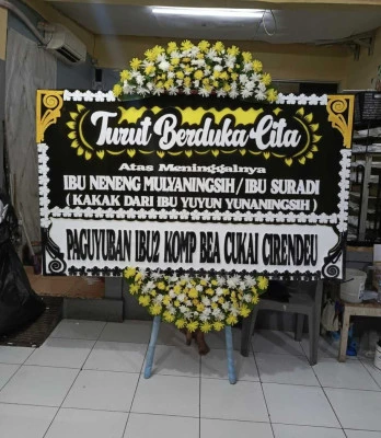 Papan Bunga di Cluster Grand Galaxy Bekasi